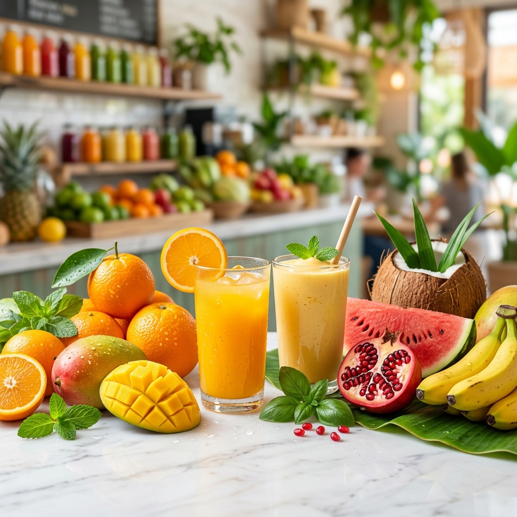 Fresh Juices and Fruits