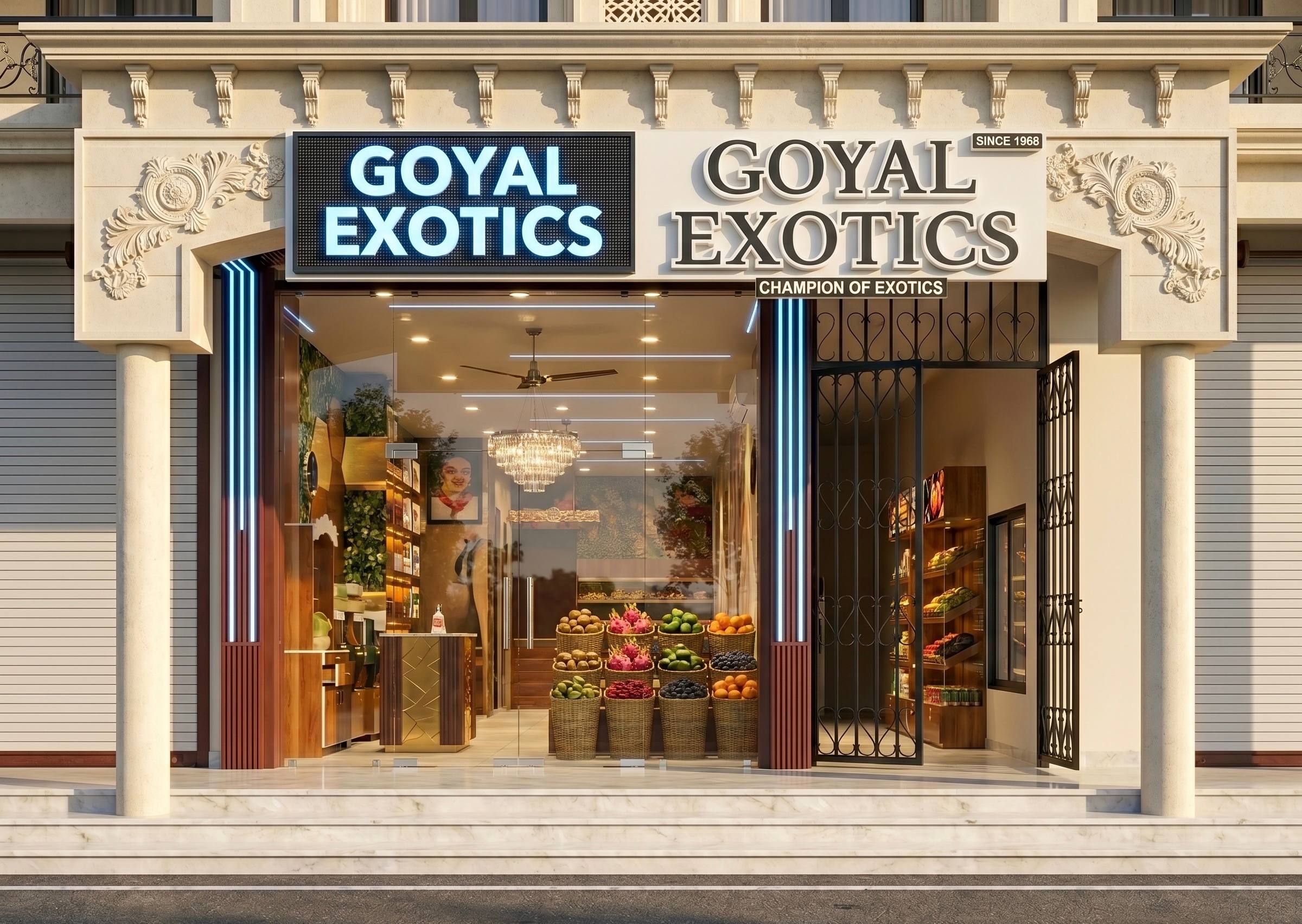 Goyal Exotics Storefront